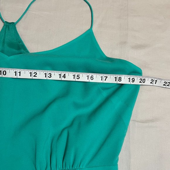 J. Crew Women's Maxi Dress Turquoise Size 12 Sleeveless Cocktail Dress - Picture 5 of 9